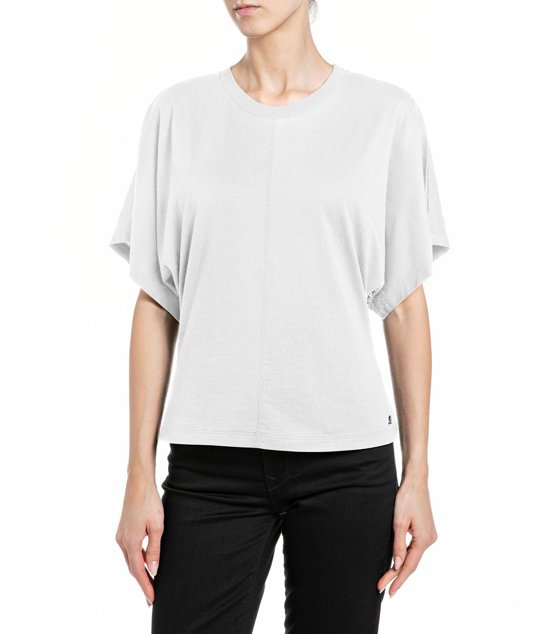 コットンジャージースリムフィットTシャツ 詳細画像 オフホワイト 1